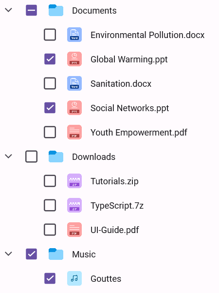.NET MAUI TreeView built-in checkbox support